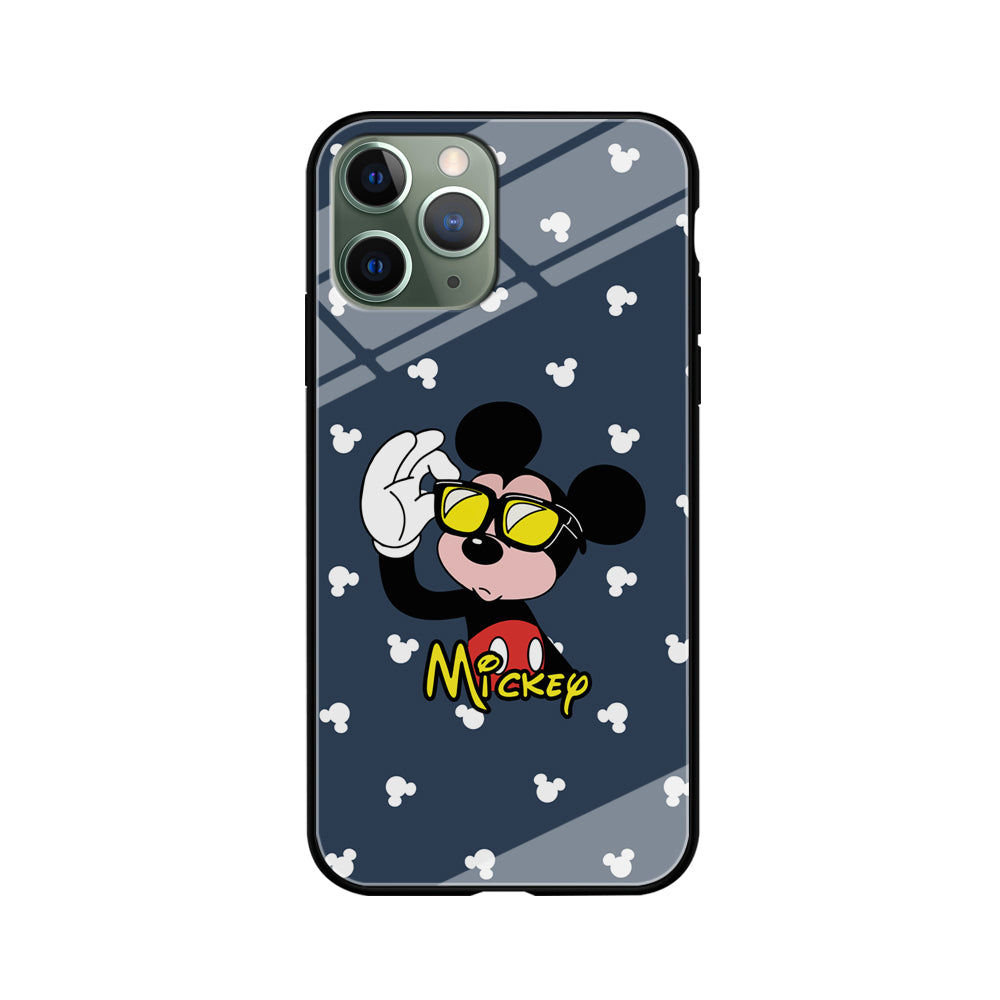 Mickey Mouse Cool with Glass iPhone 11 Pro Case