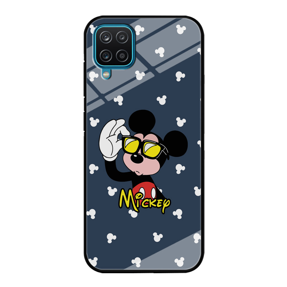 Mickey Mouse Cool with Glass Samsung Galaxy A12 Case