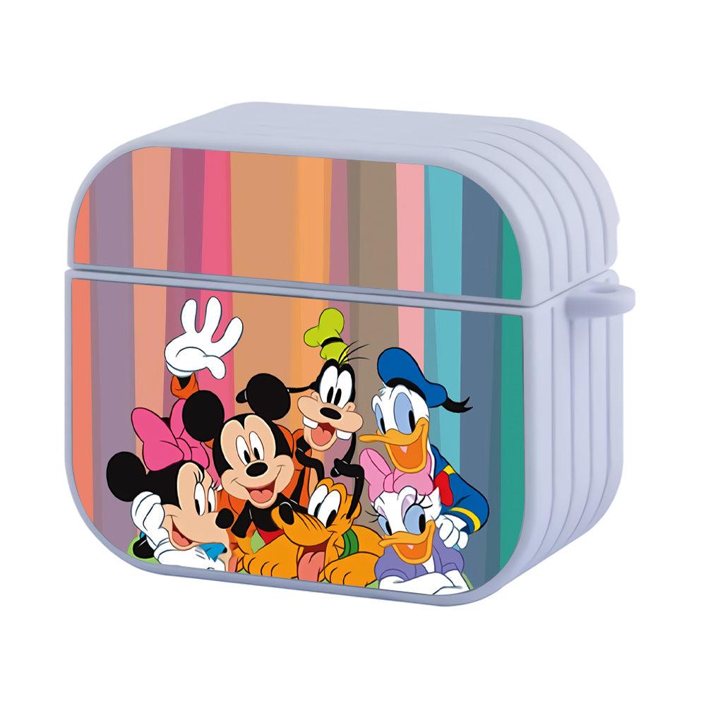 Mickey Mouse Family Photoshot Apple Airpods 4 Case White