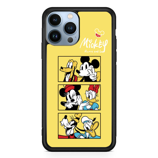 Mickey Mouse Home and Love iPhone 15 Pro Case - Carneyforia