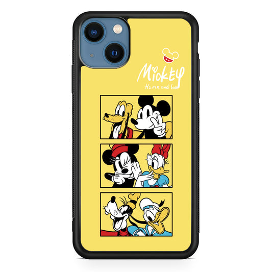Mickey Mouse Home and Love iPhone 15 Case - Carneyforia