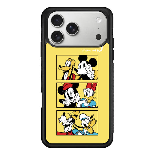 Mickey Mouse Home and Love iPhone 17 Pro Case