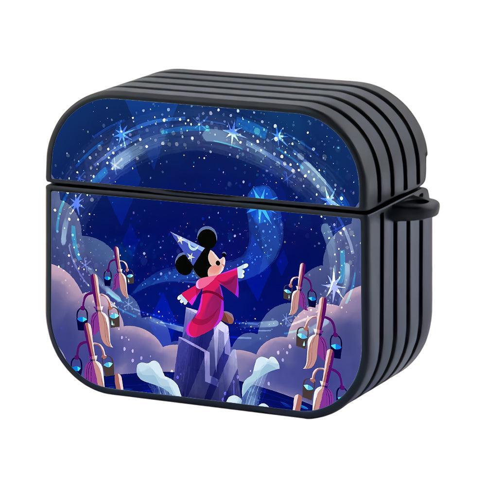 Mickey Mouse Magic Comes in the Night Apple Airpods 4 Case Black