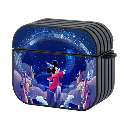 Mickey Mouse Magic Comes in the Night Apple Airpods 4 Case Black