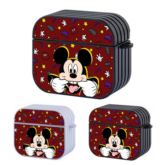 Mickey Mouse Not The Time To Be Serious Hard Work Apple Airpods 4 Case