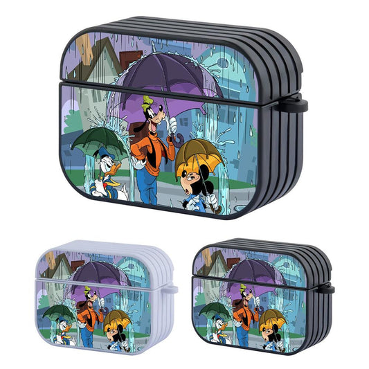 Mickey Mouse Under Heavy Rain Apple Airpods Pro 3 Case-Carneyforia