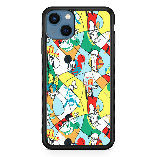 Mickey Mouse and Friend Art Dimension iPhone 15 Case - Carneyforia