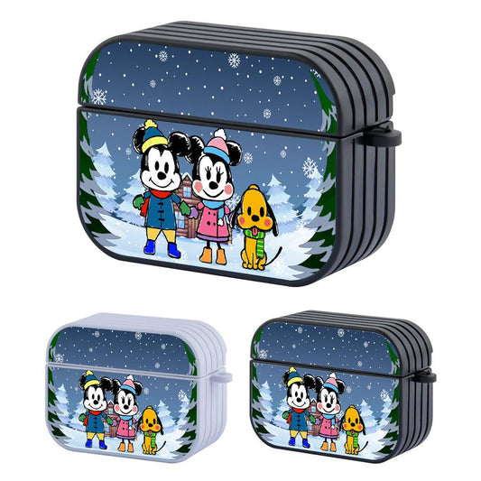 Mickey Mouse in Winter House Apple Airpods Pro 3 Case-Carneyforia