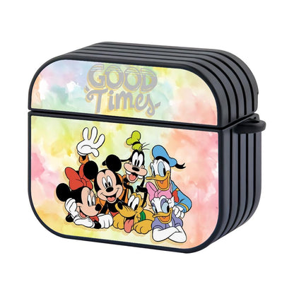Mickey Time with Disney Family Apple Airpods 4 Case Black