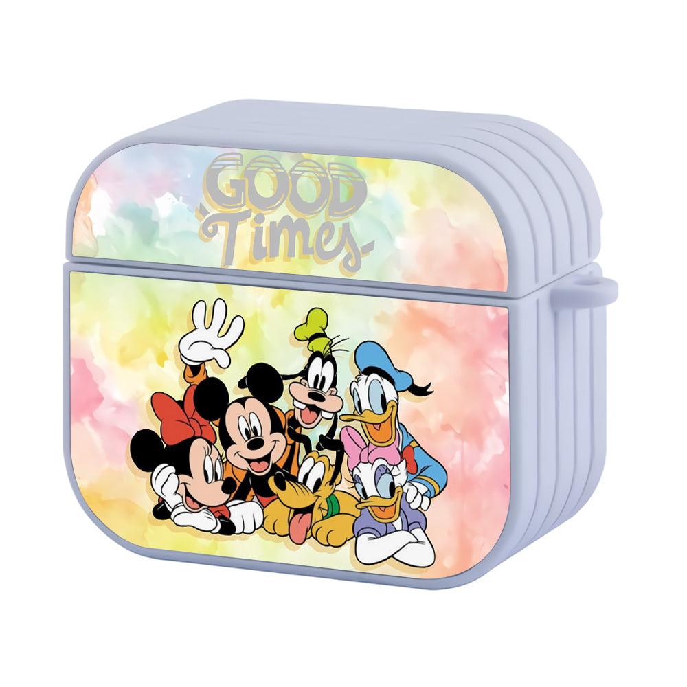Mickey Time with Disney Family Apple Airpods 4 Case White