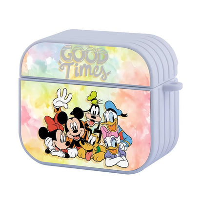 Mickey Time with Disney Family Apple Airpods 4 Case White