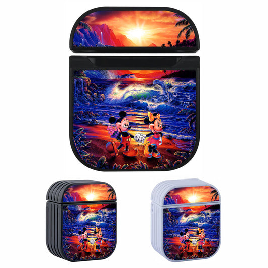 Mickey and Minnie Mouse Fall in love Apple Airpods Case