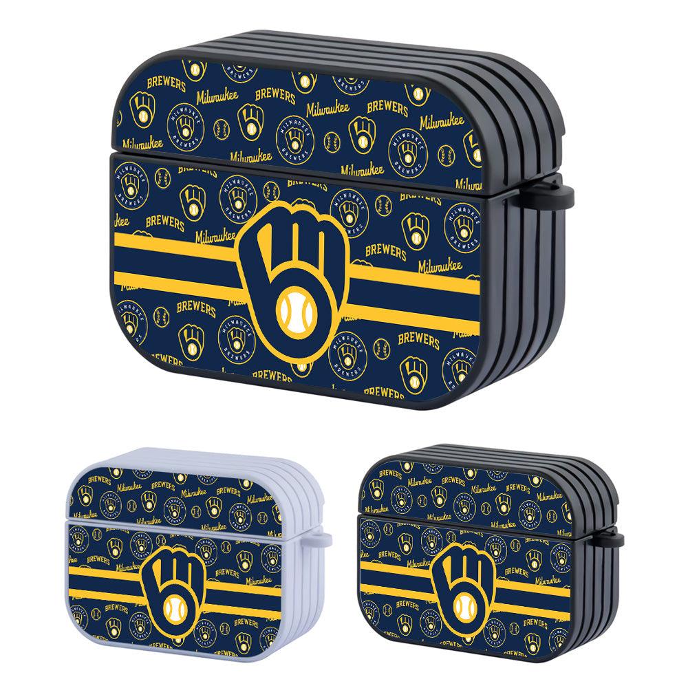 Milwaukee Brewers Blue Wall Patern Apple Airpods Pro Case