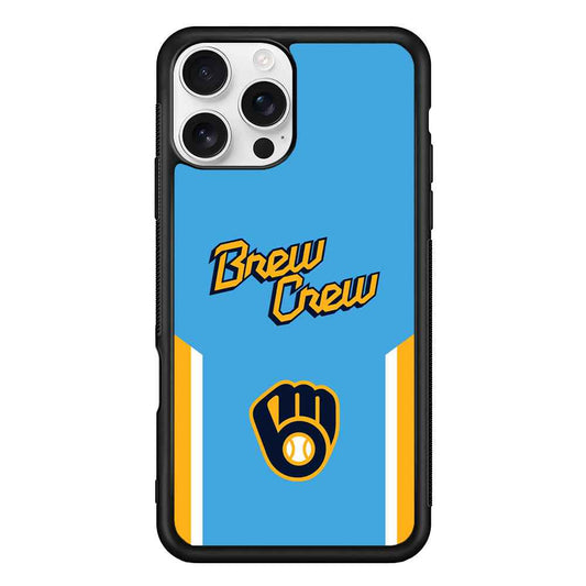 Milwaukee Brewers Brew Crew Jersey iPhone 16 Pro Max Case