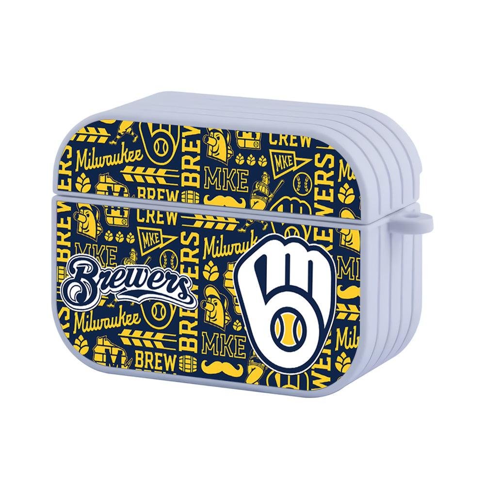 Milwaukee Brewers MLB Journey to Take Victory Apple Airpods Pro Case White