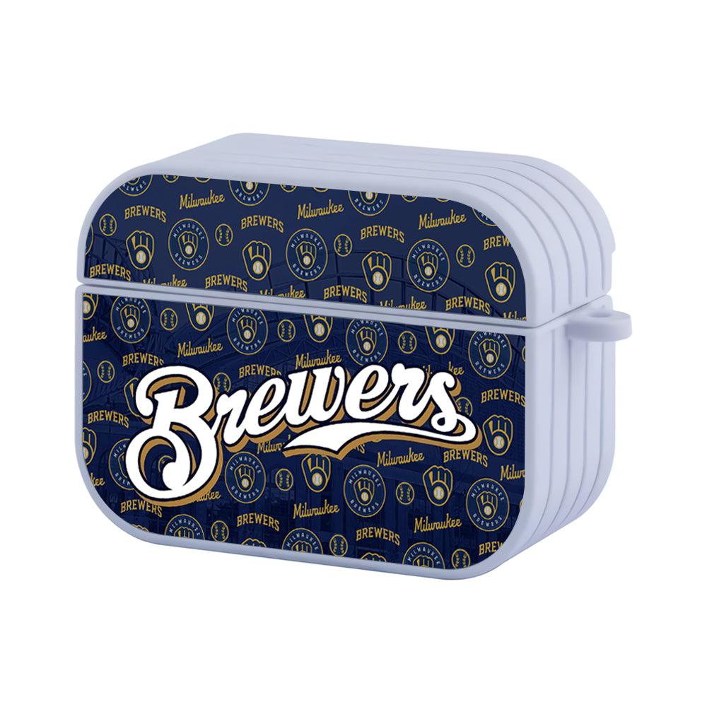 Milwaukee Brewers Stadium Silhouette Apple Airpods Pro Case White