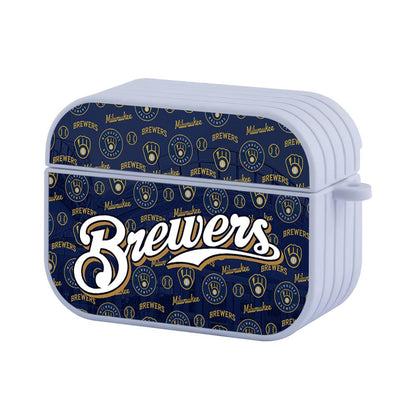 Milwaukee Brewers Stadium Silhouette Apple Airpods Pro Case White