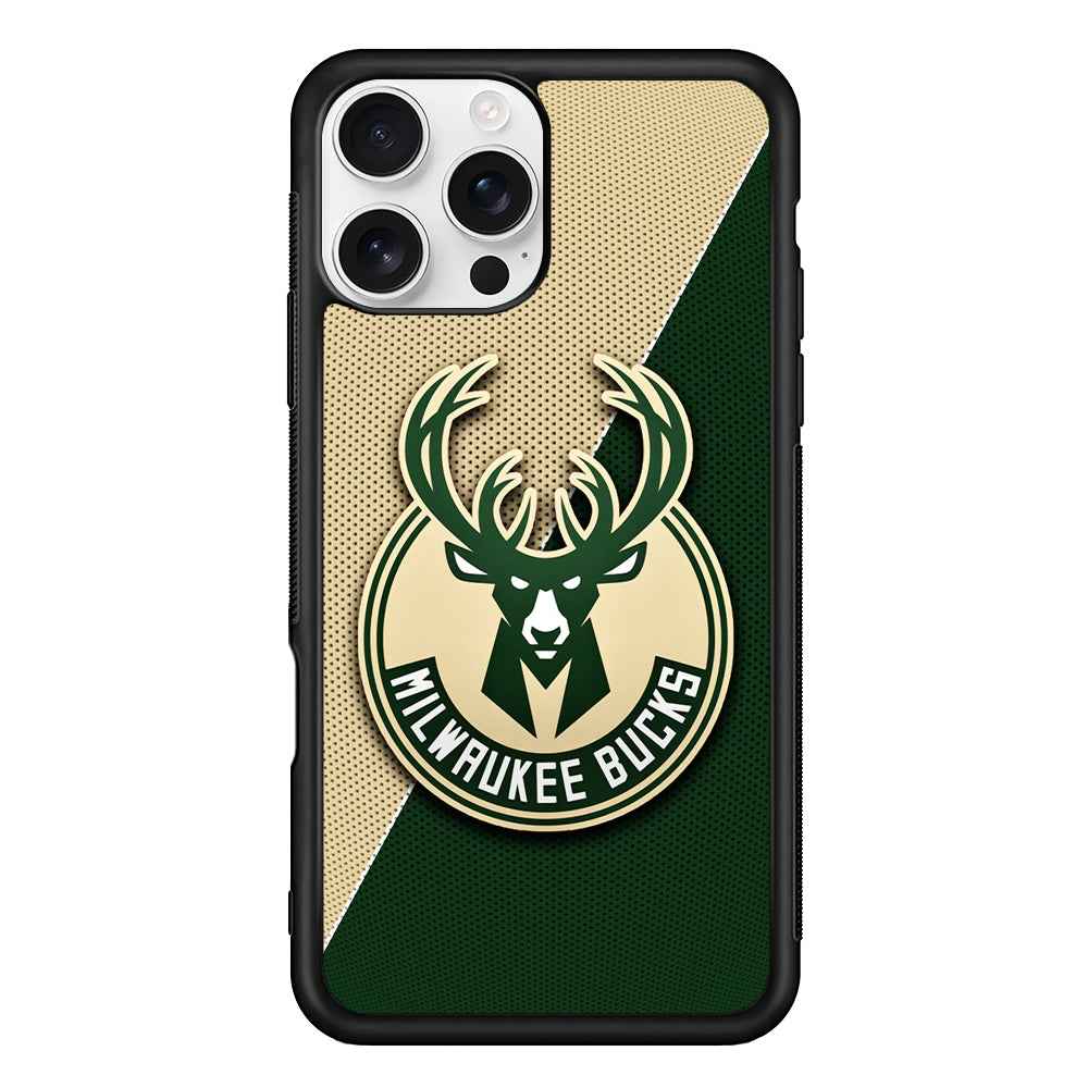 Milwaukee Bucks Two Side Colour iPhone 16 Pro Case