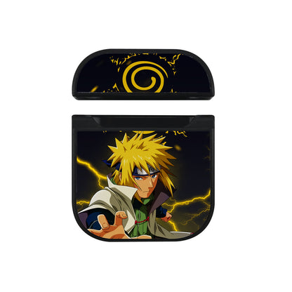 Minato Half Of The Kyuubi Seal Apple Airpods Case Black