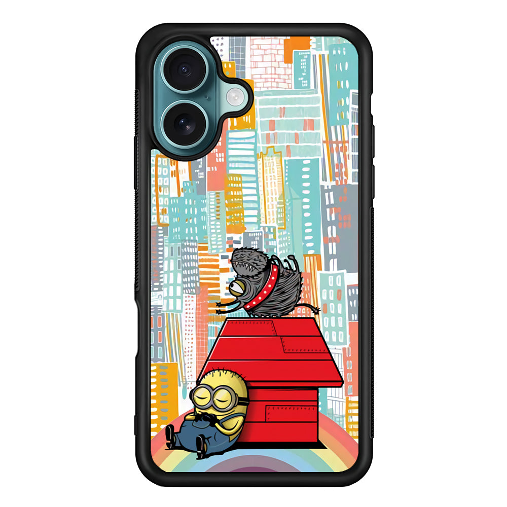 Minion City View iPhone 16 Case