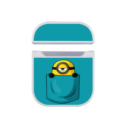 Minion In the Pocket Apple Airpods Case White