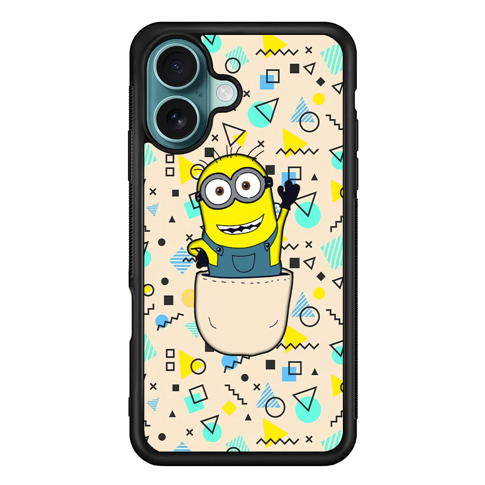 Minion Stand on The Pocket iPhone 16 Case