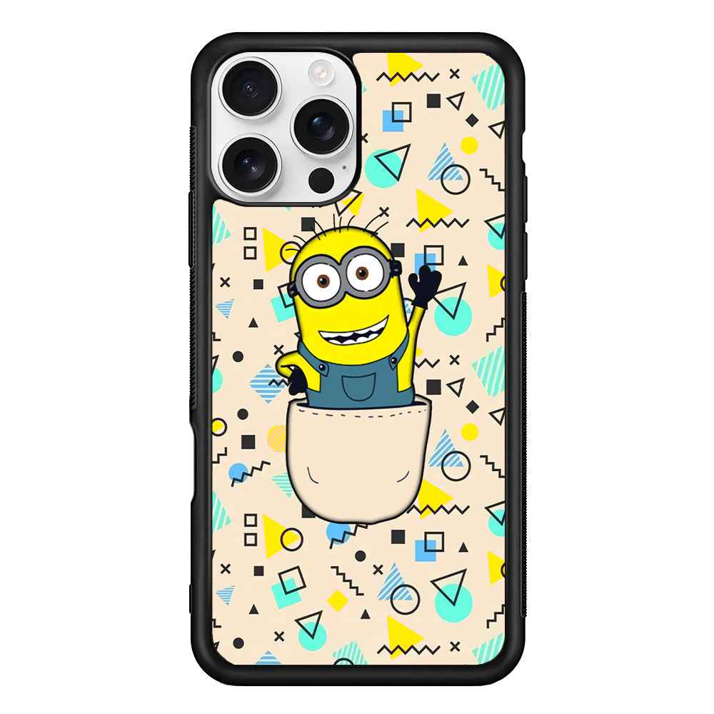 Minion Stand on The Pocket iPhone 16 Pro Case
