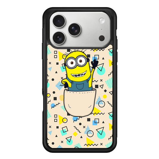 Minion Stand on The Pocket iPhone 17 Pro Case