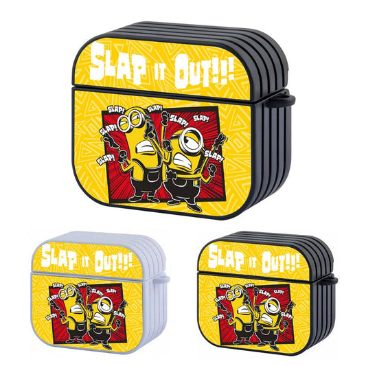 Minions Fight Between Two Men Apple Airpods 4 Case