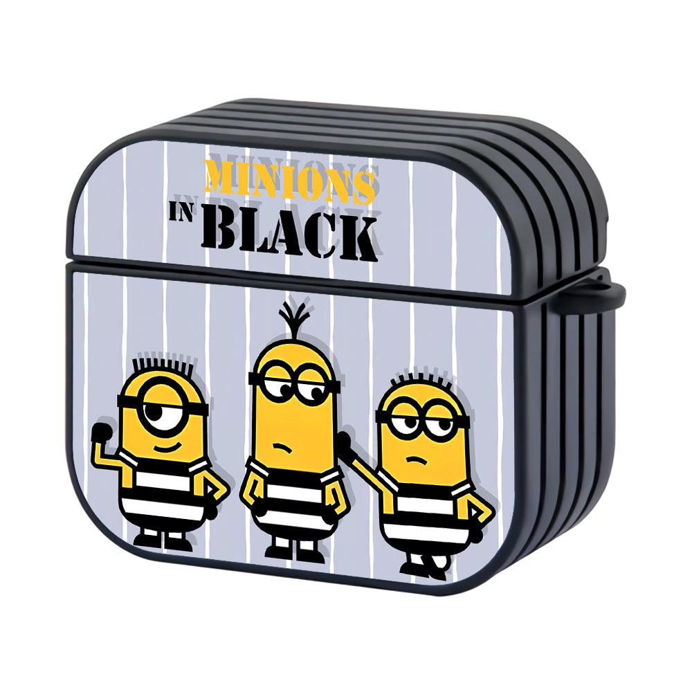 Minions Men in Black Apple Airpods 4 Case Black