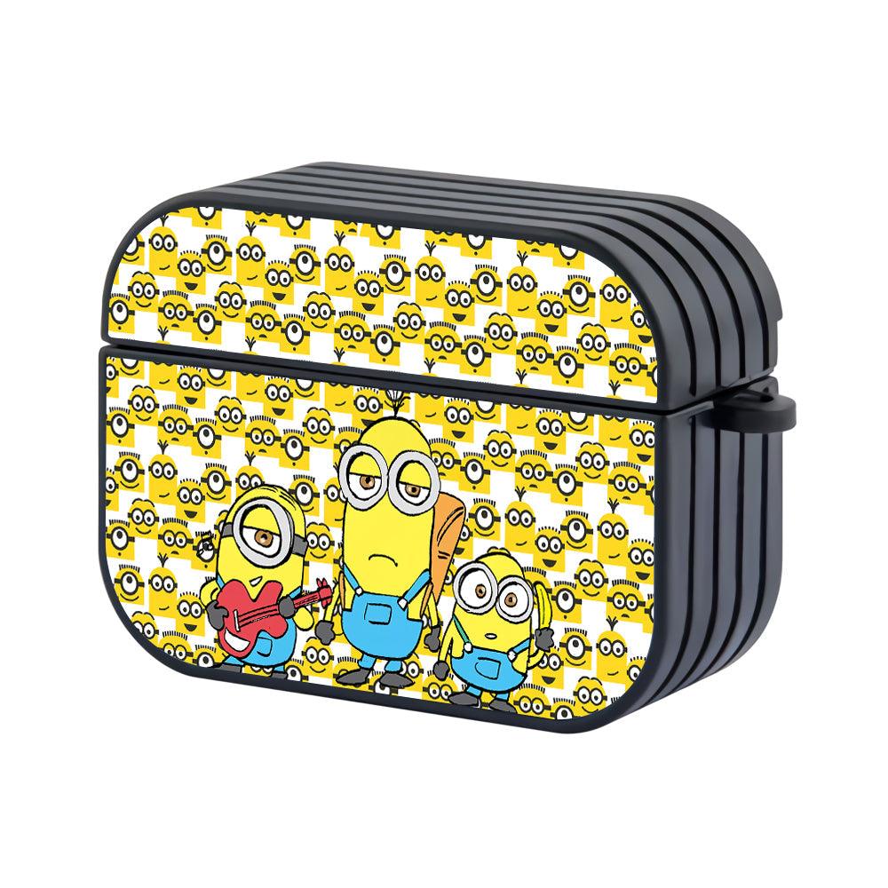 Minions No Time for Free Time Apple Airpods Pro Case Black