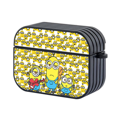 Minions No Time for Free Time Apple Airpods Pro 2 Case Black