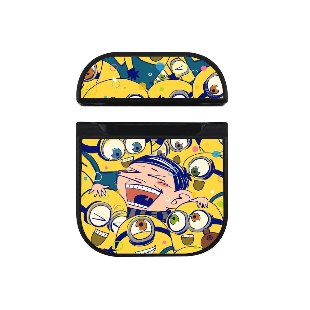 Minions Real Childhood Mode Apple Airpods Case Black