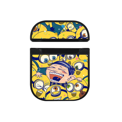 Minions Real Childhood Mode Apple Airpods Case Black
