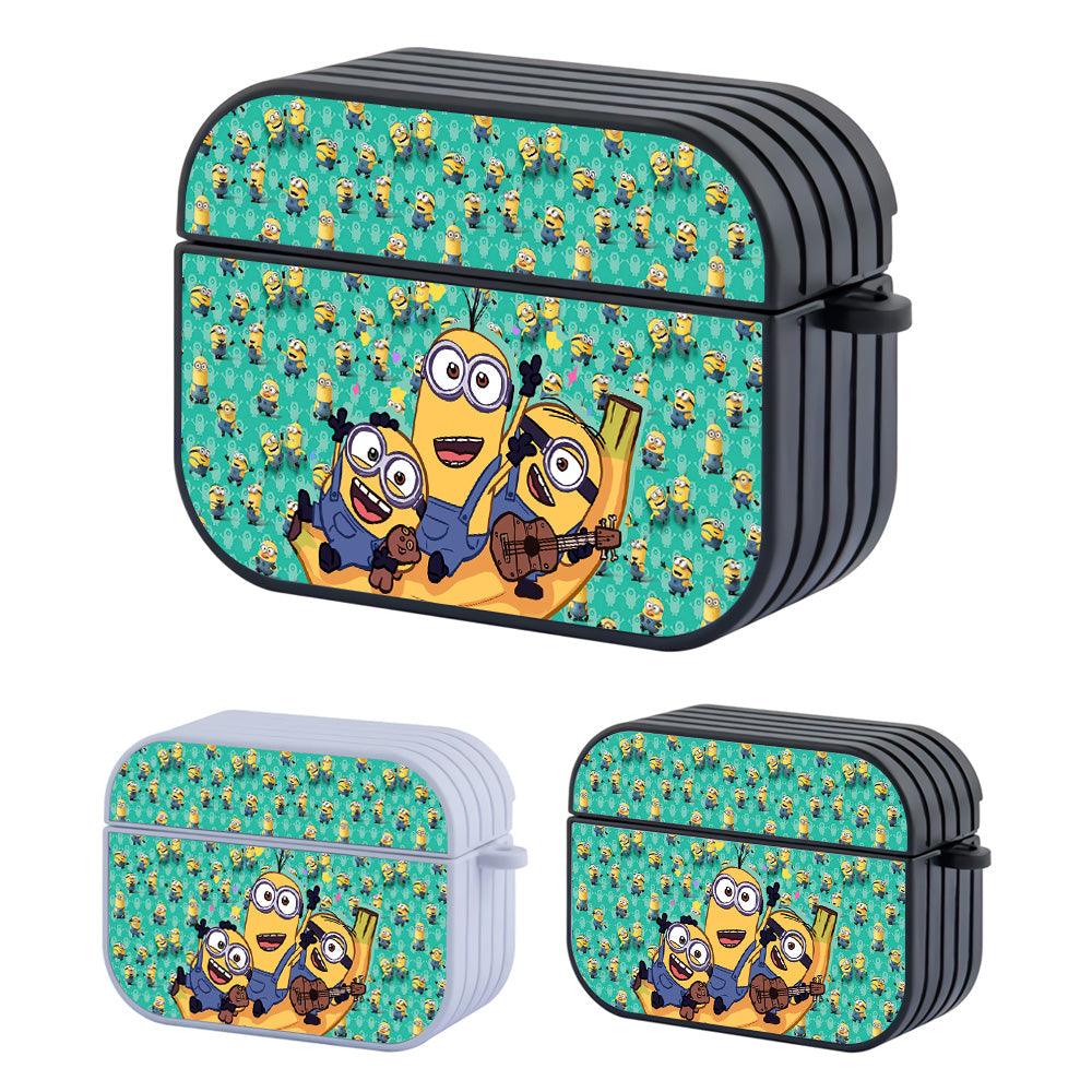 Minions Slide Together with Bananas Apple Airpods Pro 3 Case