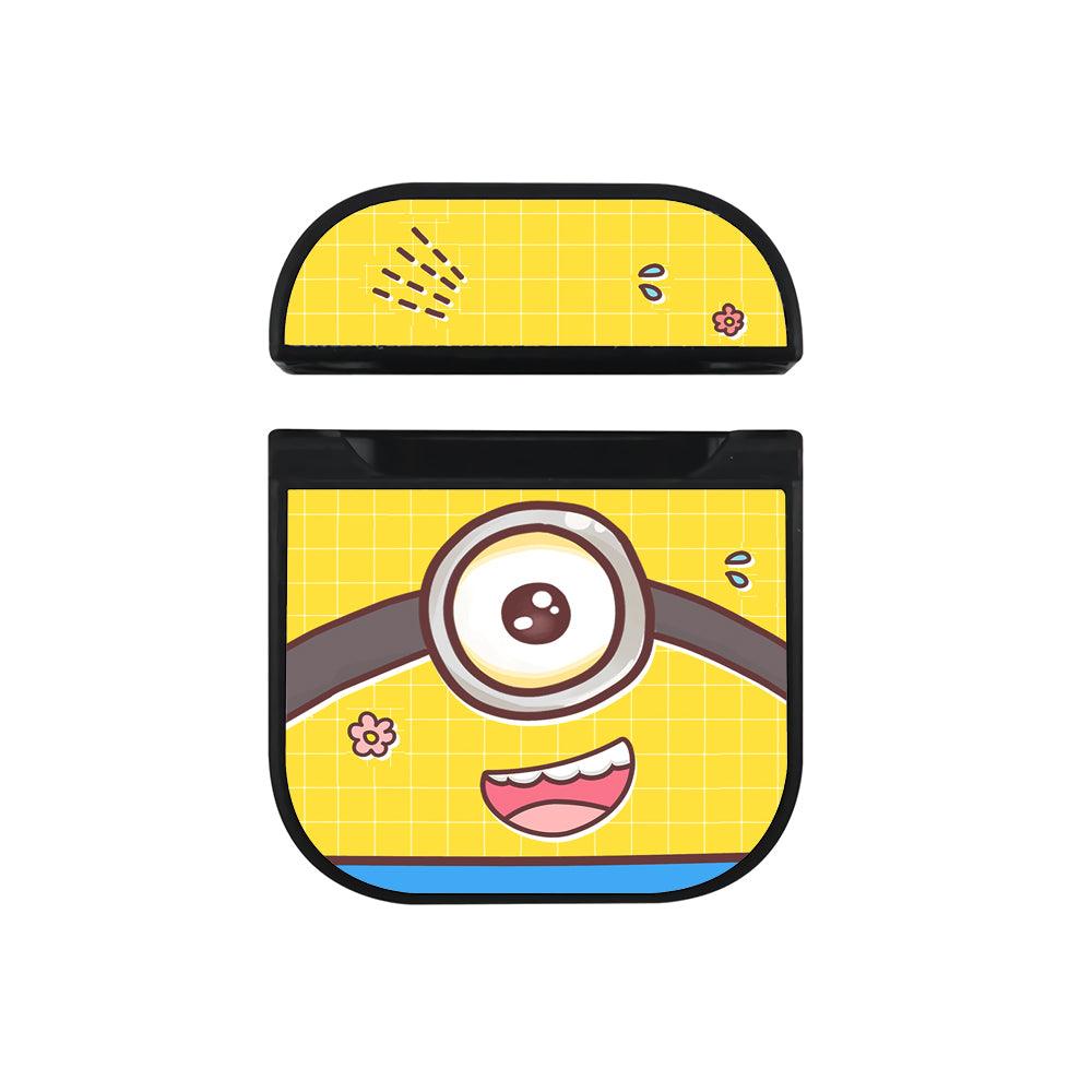 Minions Smile from Stuart Apple Airpods Case Black
