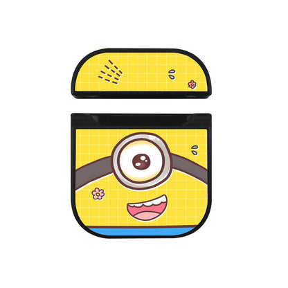 Minions Smile from Stuart Apple Airpods Case Black