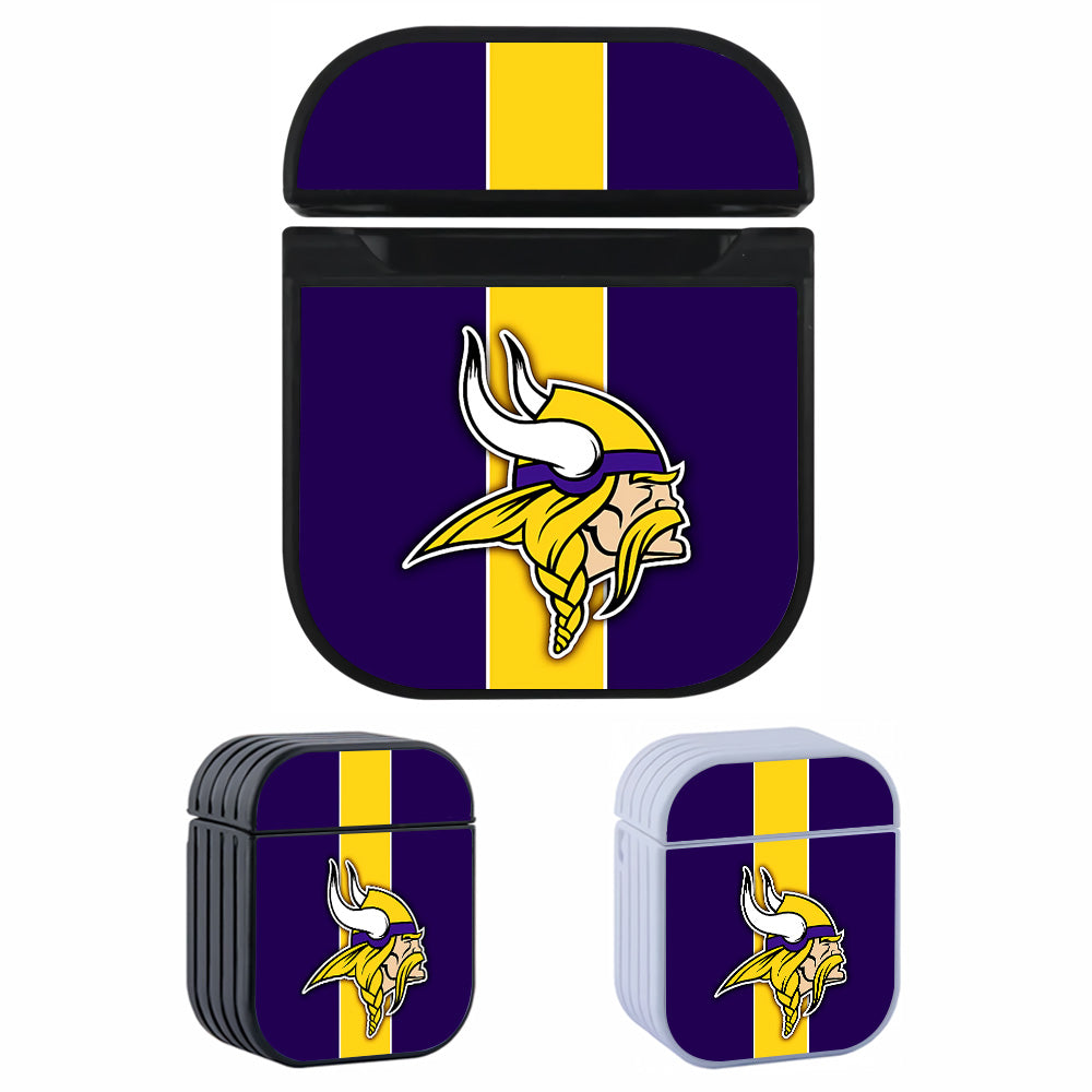 Minnesota Vikings Yellow Stripe Apple Airpods Case