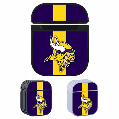 Minnesota Vikings Yellow Stripe Apple Airpods Case