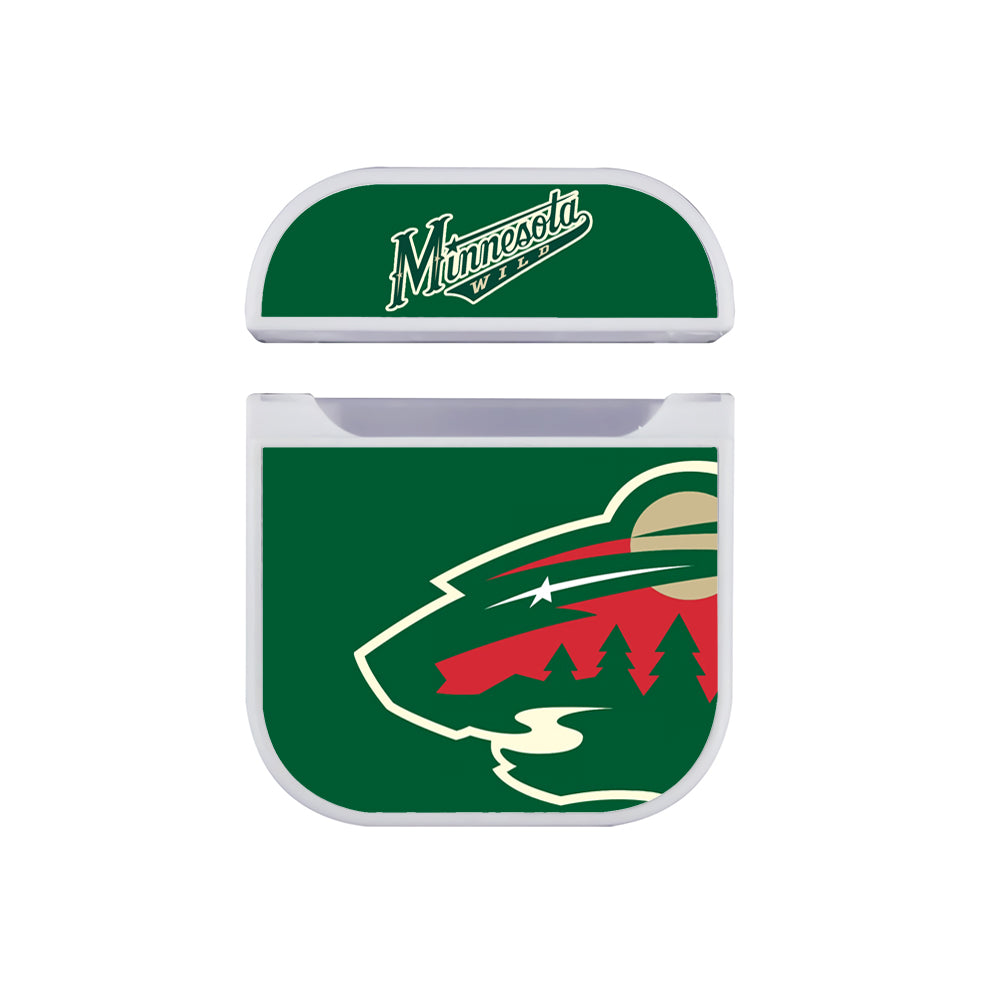 Minnesota Wild Icon Team Apple Airpods Case White
