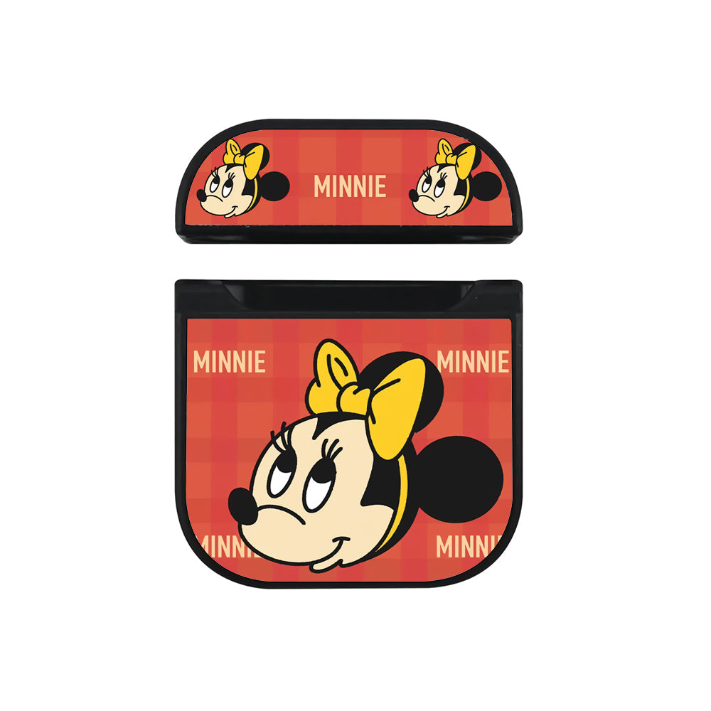 Minnie Mouse Art Of Character Apple Airpods Case Black