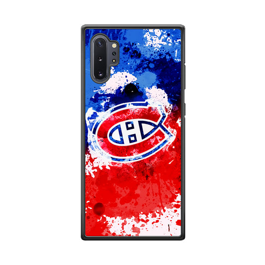 Montreal Canadiens Blue And Red Abstract Samsung Galaxy Note 10 Plus Case