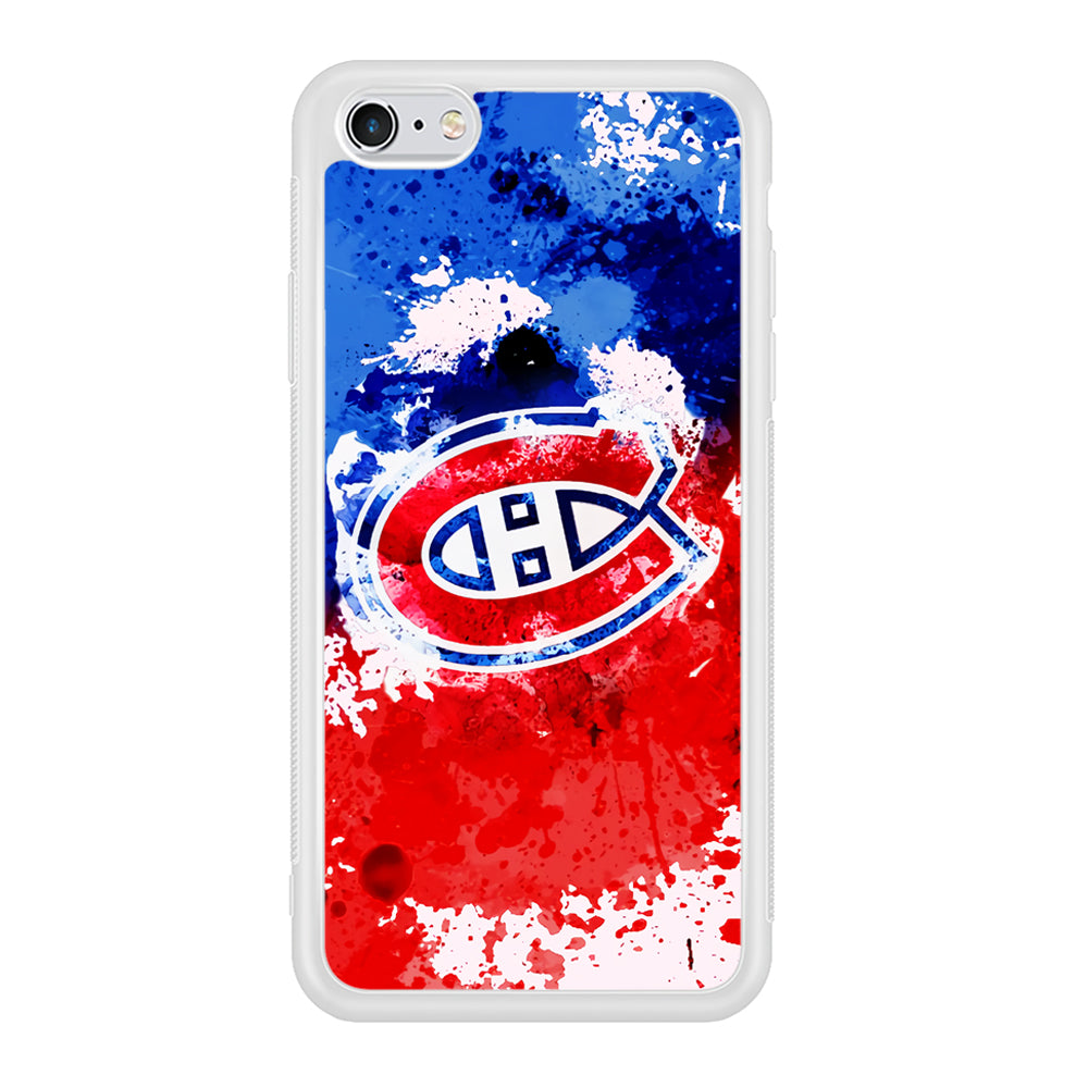 Montreal Canadiens Blue And Red Abstract iPhone 6 Plus | 6s Plus Case
