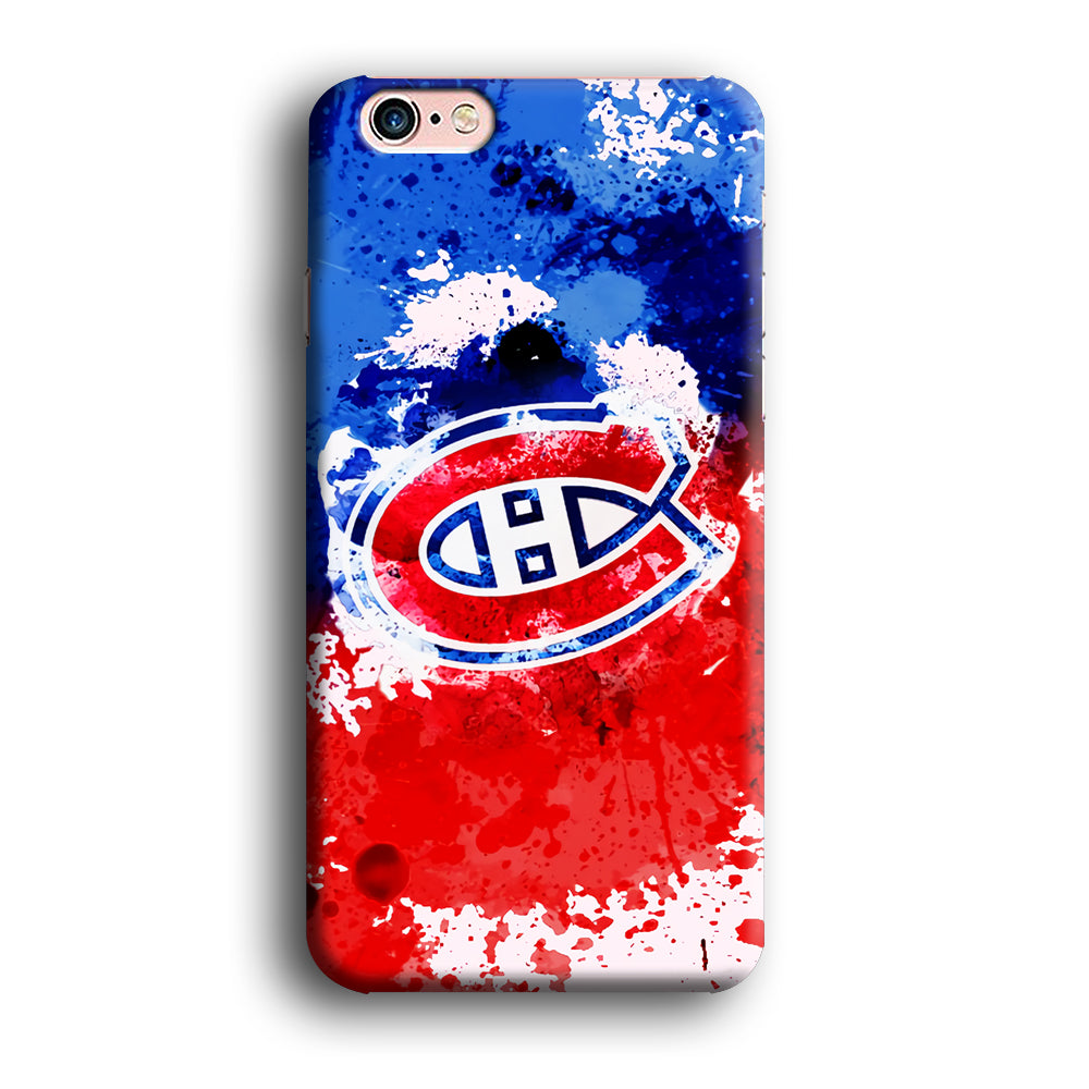 Montreal Canadiens Blue And Red Abstract iPhone 6 Plus | 6s Plus Case