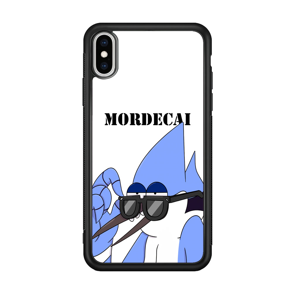 Mordecai Regular Show Character iPhone XS Case