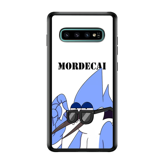 Mordecai Regular Show Character Samsung Galaxy S10 Case