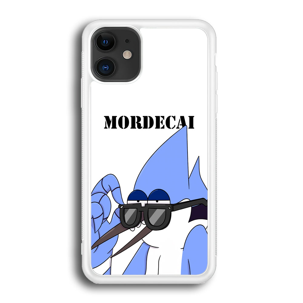 Mordecai Regular Show Character iPhone 12 Case