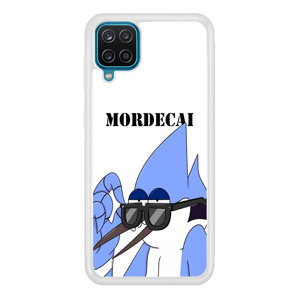 Mordecai Regular Show Character Samsung Galaxy A12 Case