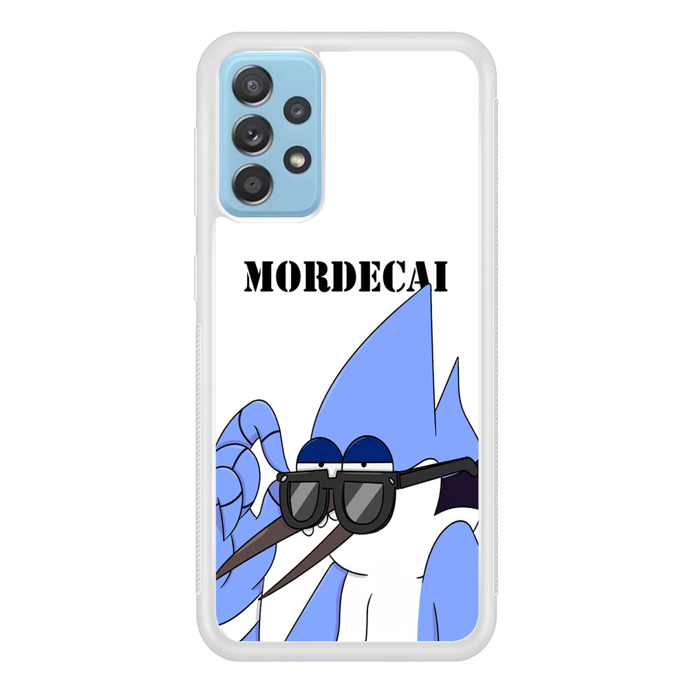 Mordecai Regular Show Character Samsung Galaxy A72 Case