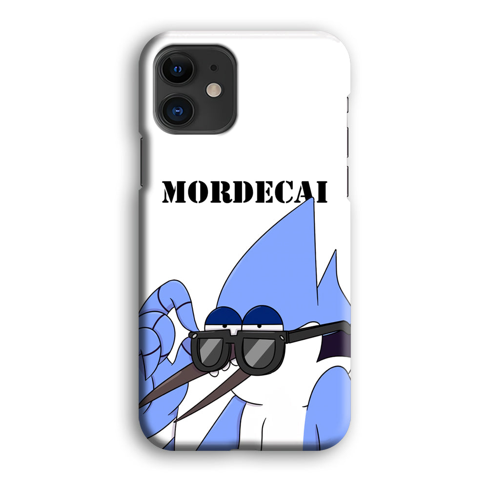 Mordecai Regular Show Character iPhone 12 Case